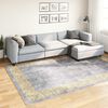 vidaXL Tappeto Lavabile 190x300 cm Grigio Antiscivolo