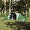vidaXL Tenda da Campeggio a Cupola per 6 Persone Verde Impermeabile