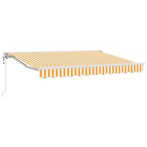 vidaXL Tettuccio Elettrico Retrattile Giallo 3 x 2,5 m