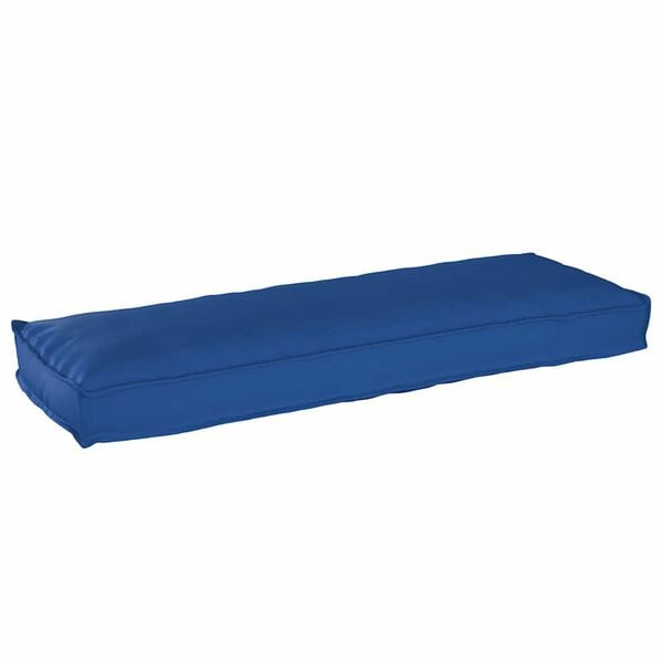 vidaXL Cuscino Blu Reale 120 x 40 x 8 cm Tessuto Oxford