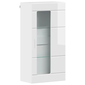 vidaXL Armadio in Legno Bianco Lucido Legno ingegnerizzato
