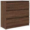 vidaXL Credenza Rovere Marrone 80x35x76 cm in Legno tecnico