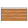vidaXL Letto rialzato da giardino Marrone Chiaro 100 x 40 x 45 cm