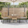 vidaXL Sedie da Giardino 2pz con Cuscini Marrone in Polyrattan