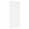 vidaXL Porta Interna 86 x 198,5 cm Legno compensato Bianco