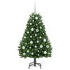 vidaXL Albero di Natale artificiale Verde 120 cm PVC e Metallo