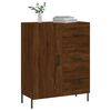 vidaXL Credenza Rovere Marrone 69,5x34x90 cm in Legno Multistrato