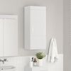 vidaXL Armadio da bagno a muro TULUM Bianco 37 x 24,5 x 86 cm