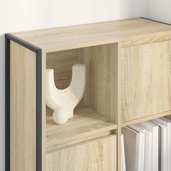 vidaXL Armadio per Libri Sonoma 68 x 30 x 108.5 cm Legno multistrato