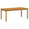 vidaXL Tavolo da Pranzo da Giardino 180x90x75 cm Legno Massello Acacia