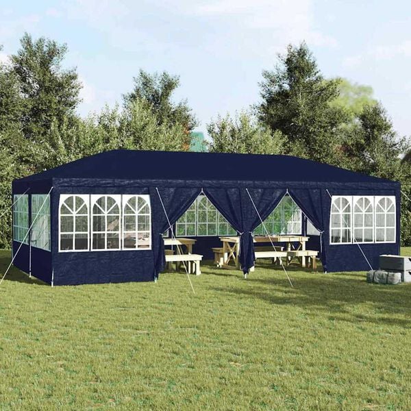 vidaXL Tenda Party Blu 800 x 400 x 266 cm Polietilene