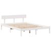 vidaXL Letto senza Materasso Bianco 120x190 cm Legno Massello di Pino