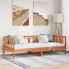 vidaXL Struttura del letto Marrone cerato 90 x 190 cm Pino massello