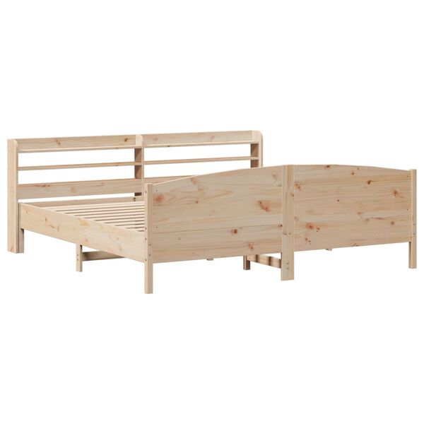 vidaXL Letto senza Materasso 200x200 cm in Legno Massello di Pino