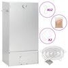 vidaXL Forno Affumicatore BBQ Generatore Fumo Freddo Acciaio Zincato
