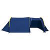 vidaXL Tenda da Campeggio per 4 Persone Blu Marino/Giallo
