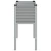vidaXL Fioriera da Giardino Grigia 100x45x90 cm in Acciaio