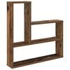 vidaXL Scaffale da parete Legno antico 60 x 11 x 60 cm
