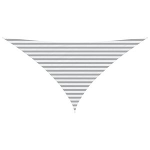 vidaXL Vela da ombra solare 3,5 x 3,5 x 4,9 m 100% Poliestere Oxford