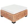 vidaXL Set Divano 14 pz in Rattan Naturale