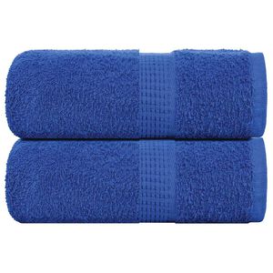 vidaXL Asciugamani FROGN 2 pz Blu 30x30 cm 360 g/m&sup2;