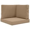 vidaXL Cuscino per divano da esterno Poliestere Talpa 60 x 60 x 8 cm