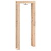 vidaXL Doccia da esterno 226 cm Legno massello di pino e acciaio inox