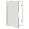 vidaXL Pannello di Accesso Bianco 43 x 33 x 3 cm Acciaio