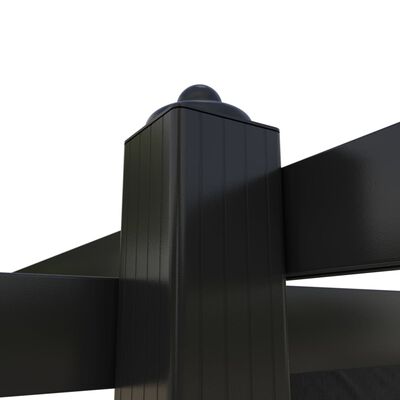 vidaXL Pergola da Giardino con Tetto Retrattile 3x3 m Antracite