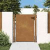 vidaXL Cancello da giardino 100x150 cm in acciaio Corten