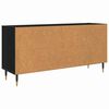 vidaXL Mobile TV Rovere Nero 103,5 x 30 x 50 cm Legno multistrato