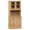 vidaXL Credenza VIGO 78x40x175 cm in Legno Massello di Pino