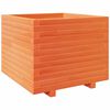 vidaXL Fioriera Giardino Marrone Cera 60x60x49,5cm Legno Massello Pino