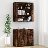 vidaXL Credenza Rovere Fumo in Legno Multistrato