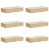vidaXL Scatola di Stoccaggio 6 pcs Crema 100 x 50 x 18 cm