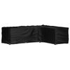 vidaXL Copertura Mobili da Giardino a L 18 Occhielli 285x220x80 cm