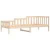 vidaXL Dormeuse senza Materasso 90x190 cm in Legno Massello di Pino