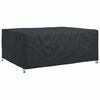 vidaXL Copertura per mobili Tinta unita Nero 220 x 190 x 85 cm 210D