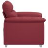 vidaXL Poltrona Rosso Vino 100x81x84 cm in Similpelle