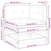 vidaXL Divano Angolare con Cuscini in Legno Impregnato di Pino