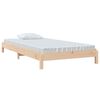 vidaXL Letto Impilabile 90x190 cm in Legno Massello di Pino