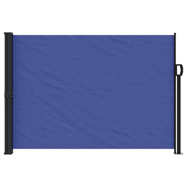 vidaXL Tenda da Sole Laterale Retrattile Blu 140x300 cm