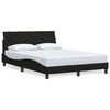 vidaXL Giroletto senza Materasso Hanko Nero 120x200 cm Tessuto
