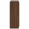 vidaXL Credenza con Cassetti Rovere Marrone 100,5x35x98,5cm Truciolato
