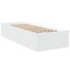 vidaXL Giroletto Bianco 90x200 cm in Legno Multistrato