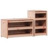 vidaXL Mobile da cucina da esterno MEPPEL 2 pz Bianco