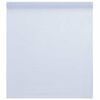 vidaXL Pellicola Statica Smerigliata Bianco 60x500 cm PVC