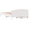 vidaXL Letto senza Materasso Bianco 150x200 cm Legno Massello di Pino