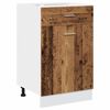 vidaXL Mobile con Cassetto “Lyon” Legno Antico 50x46x81,5cm