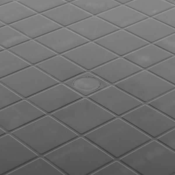 vidaXL Tavolo da Giardino Antracite 89 cm in Plastica